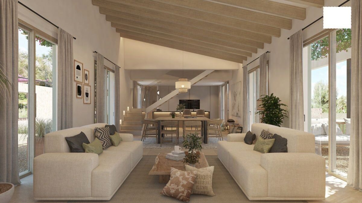 Charming newly built country house a few minutes from Cala Brafi