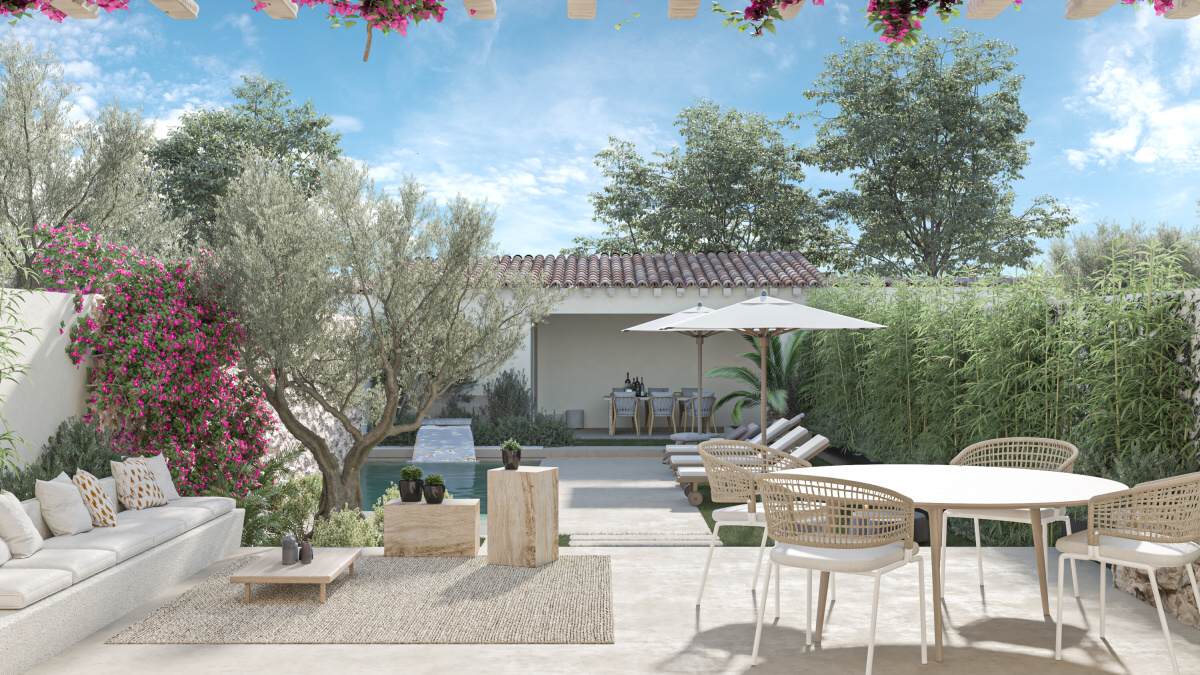 Demnächst in Santanyi ein modernes und luxuriöses Stadthaus mit einem Garten von ca. 600m2