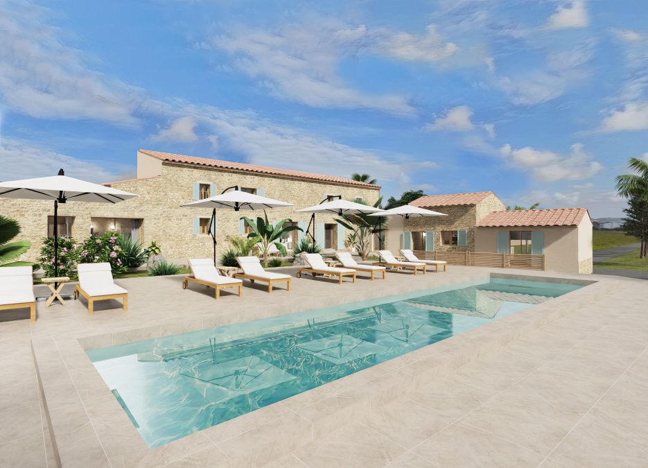 - Project of a modern and luxurious country house of new construction on the outskirts of Algaida