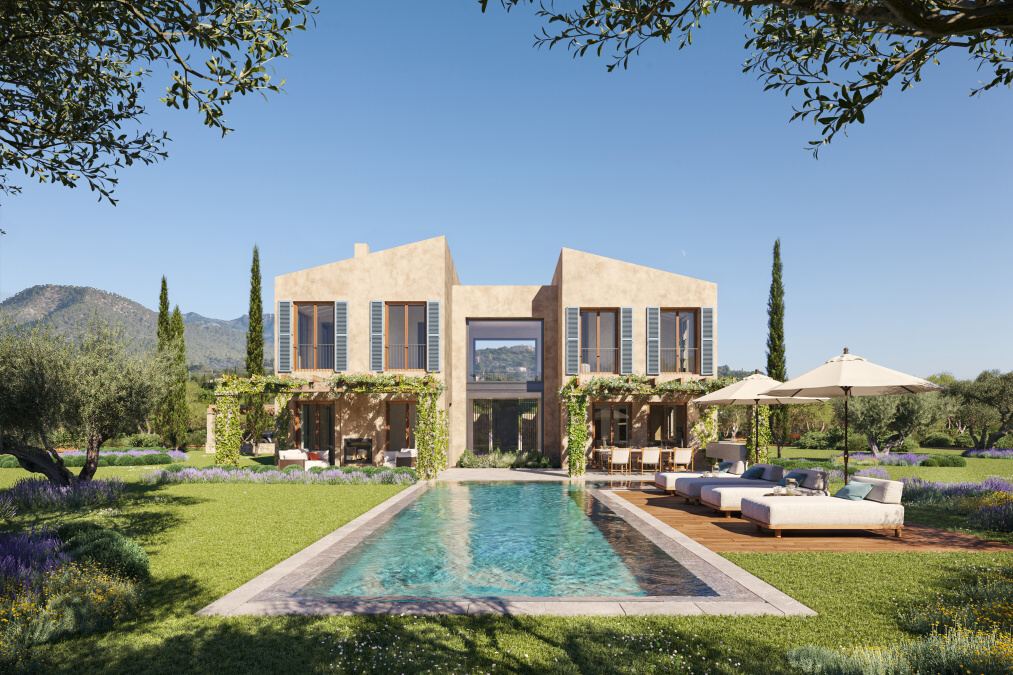 Nuevo proyecto de elegante y luminosa casa de campo a unos 25 minutos de Palma