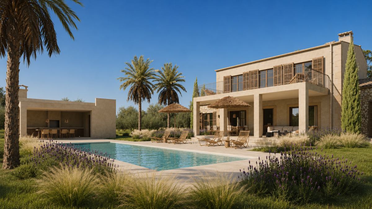 Exclusiva y moderna casa de campo de obra nueva cerca de Santanyí