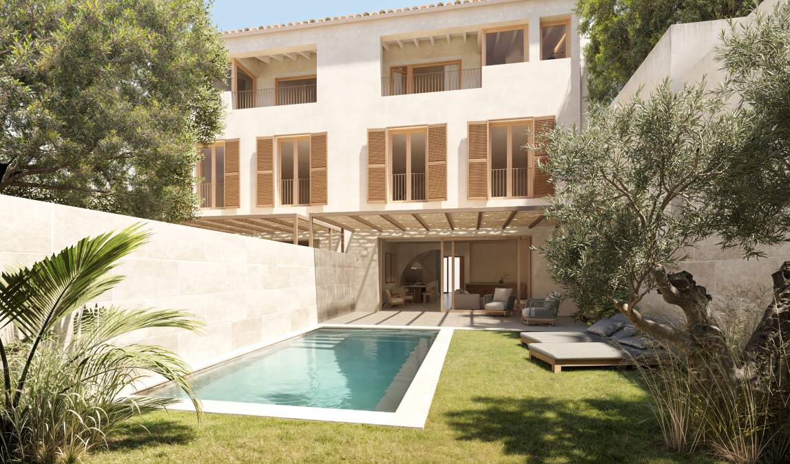  - Acogedora y lujosa casa de pueblo de nueva construcción en Santanyi