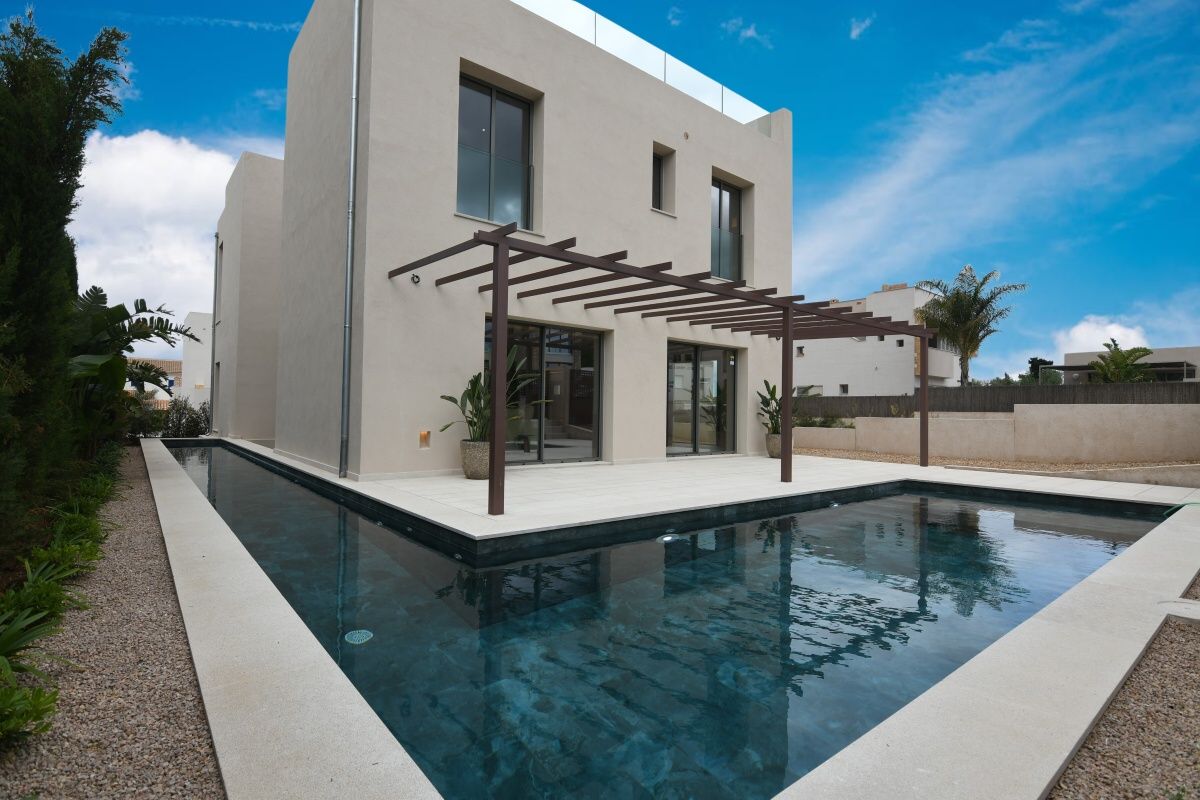  - Luxuriöse, neu erbaute Villa mit Panoramablick aufs Meer in Colonia de Sant Pere