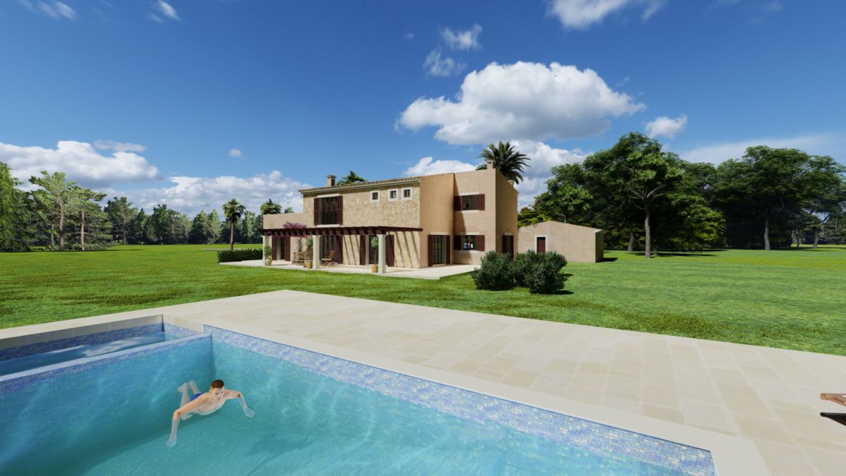  - Newly built self-sufficient country house in the Son Mesquida area, in Felanitx