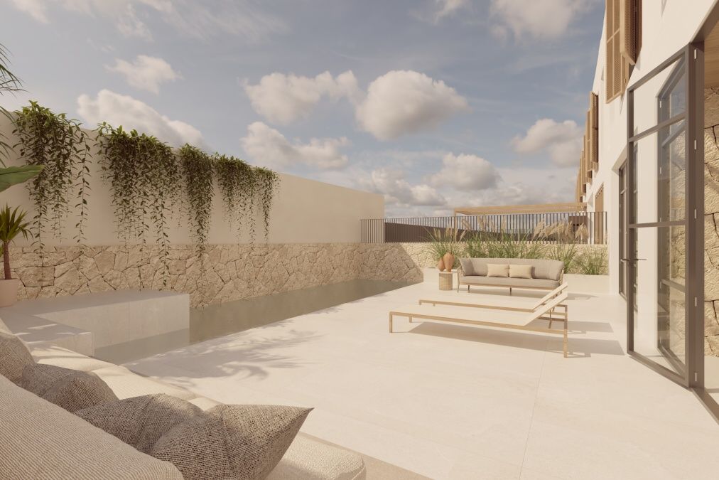  - Nový a moderní projekt luxusního vesnického domu s bazénem poblíž centra Santanyi