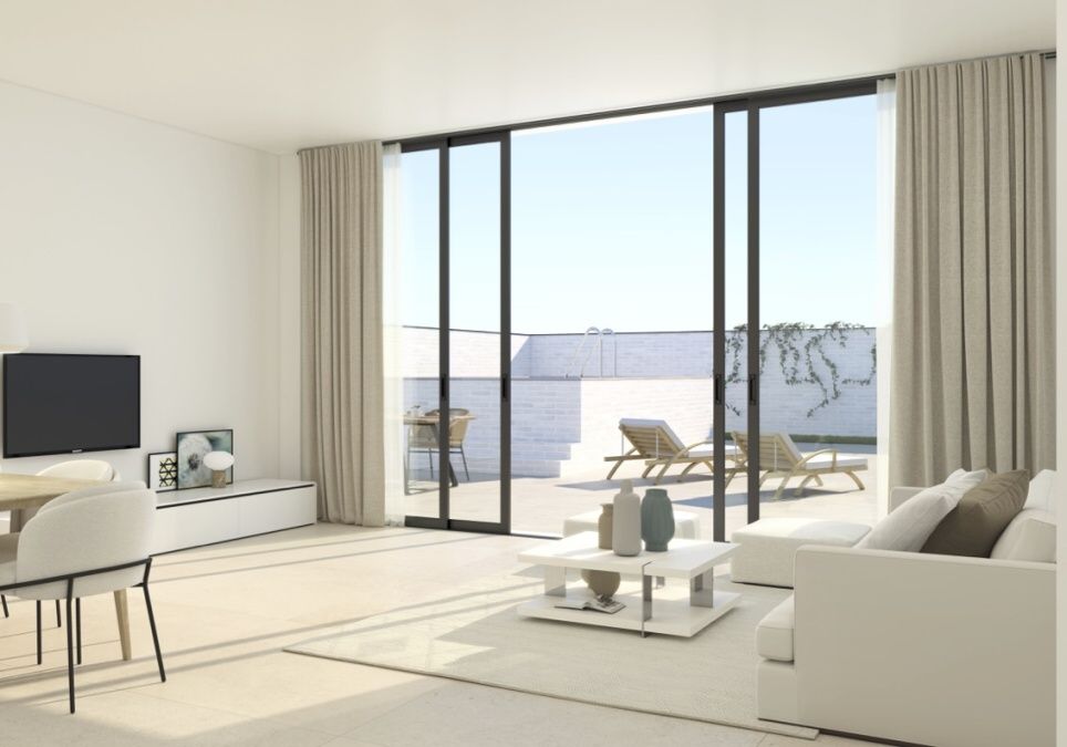  - Amplio y moderno apartamento planta baja de nueva construcción con piscina y garaje en la Colonia de Sant Jordi