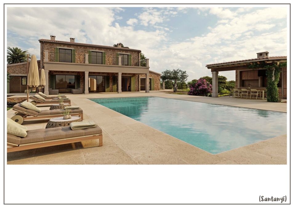  - Próximamente lujosa y moderna casa de campo en una tranquila zona en Santanyí