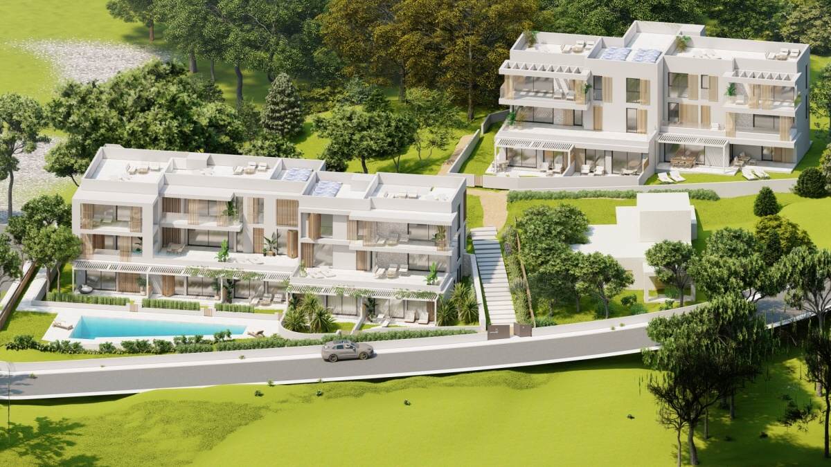  - Luxusní a moderní nově postavené apartmány se společným bazénem, ​​parkovištěm a skladem v Porto Petro
