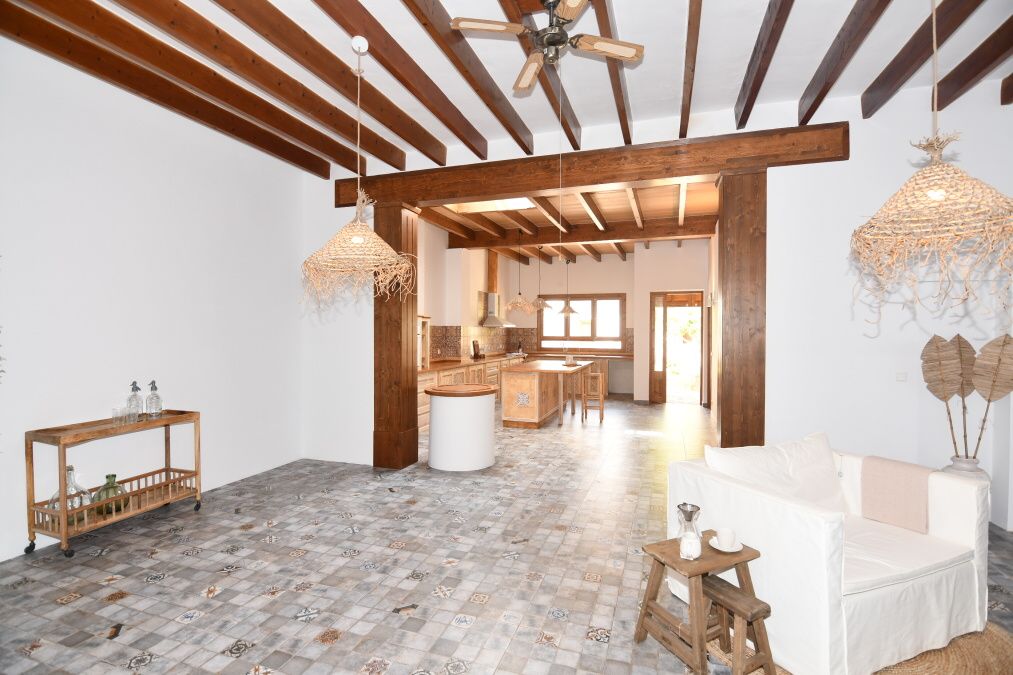 - Casa de pueblo con agradable patio en Porreres