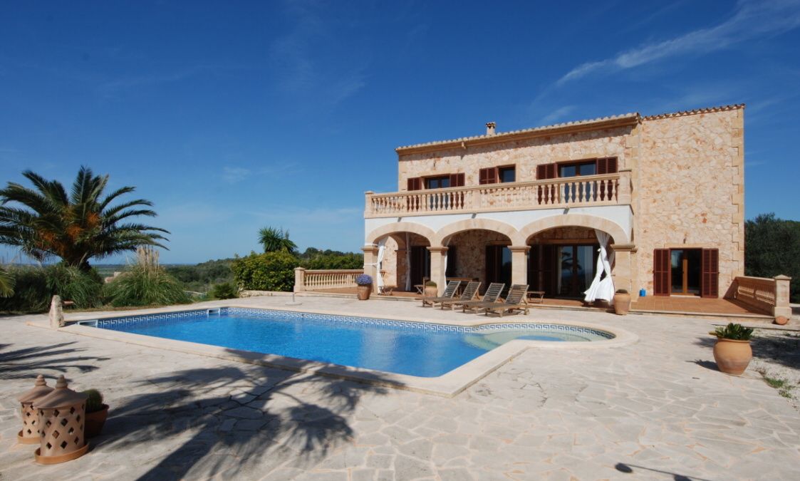  - Maravillosa casa de campo, en una ubicación elevada con una vista panorámica hasta el mar y Santanyí