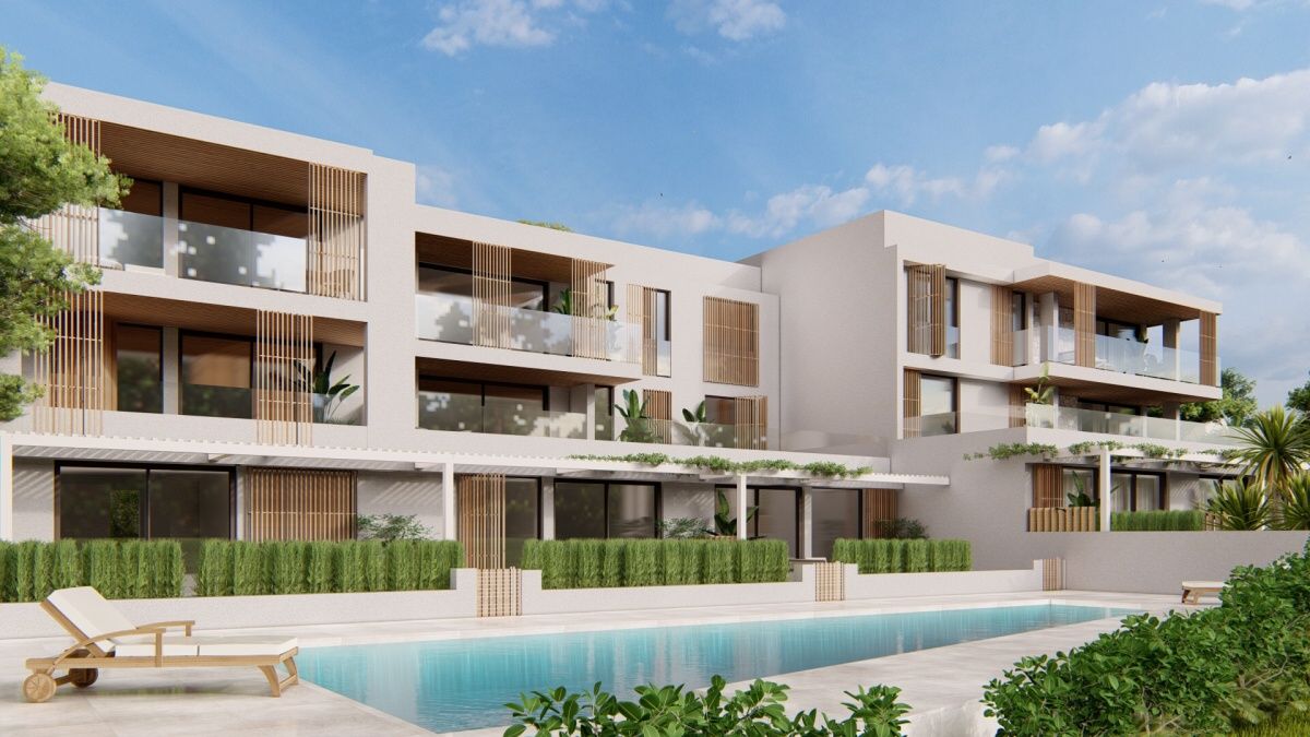  - Luxusní a moderní nově postavené apartmány se společným bazénem, ​​parkovištěm a skladem v Porto Petro